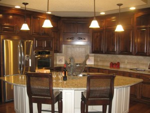 Raleigh floor plan, double oven in kitchen, luxury kitchen by NIH Homes of Plymouth