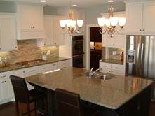 Kitchen of model home for sale in Plymouth Minnesota