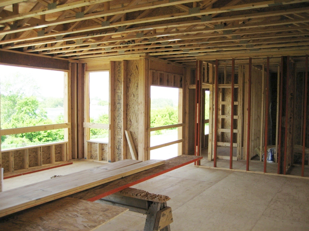 framing of new home in Rogers Minnesota, framing of luxury new home in rogers minnesota