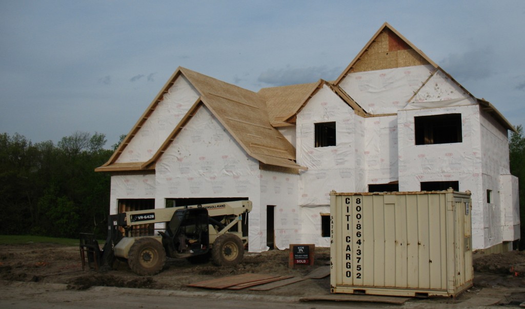 Medford of Spring Meadows II, new home construction in Plymouth Minnesota, Tyvek process on new home in Plymouth Minnesota, luxury home builders, NIH Home Medford floor plan