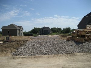framing begins in new house in Plymouth minnesota, home building in Plymouth Minnesota, new home construction in Western Metro of Minnesota, New home construction in Twin Cities 