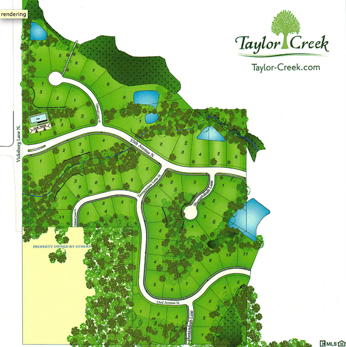 3rd addition of taylor creek, new homes for sale in Taylor Creek of Plymouth, plot of new home sites in Plymouth Minnesota, 