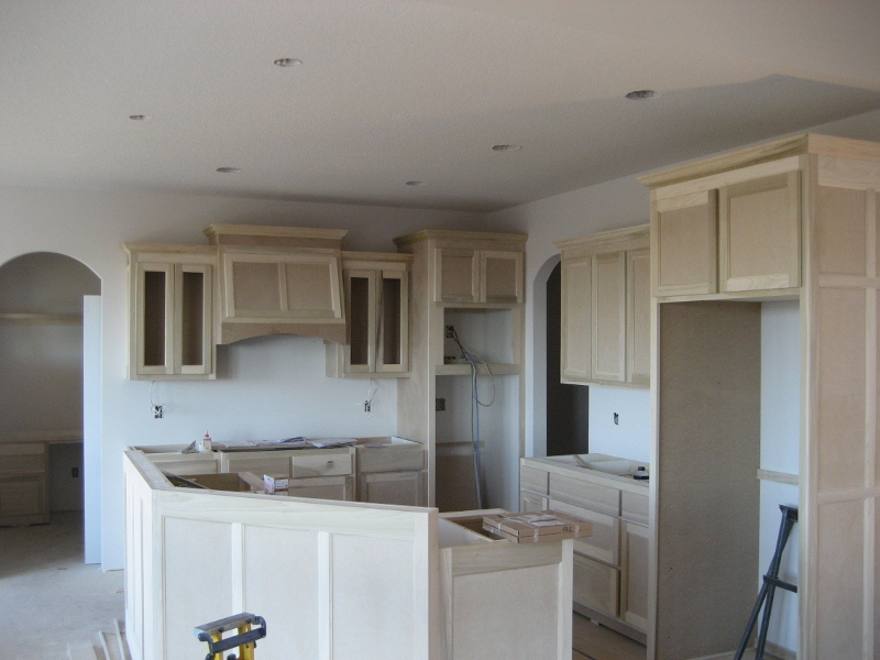 new home construction in Andover, Kitchen in new home in Andover Minnesota