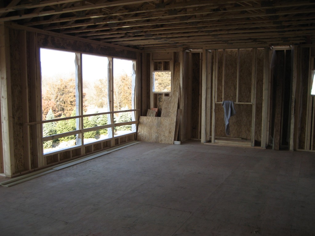 Model home in Terra Vista of Plymouth, interior of new home construction in Plymouth Minnesota, interior of new home construction in Terra Vista of Plymouth MN