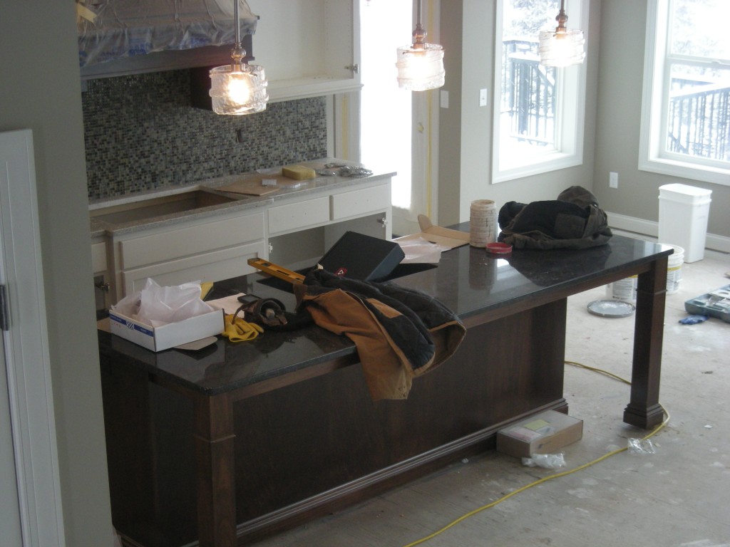 kitchen of new home in Terra Vista of Plymouth Minnesota