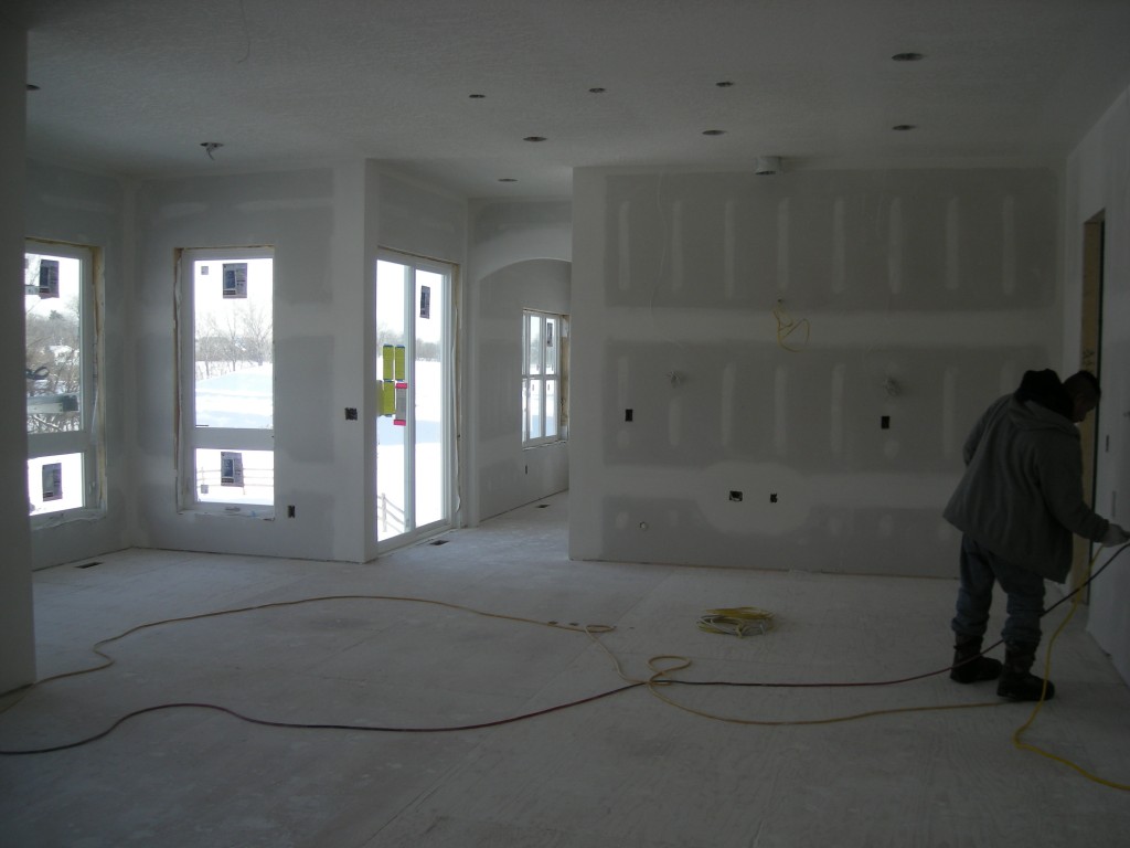 Windows of luxury home in Plymouth Minnesota