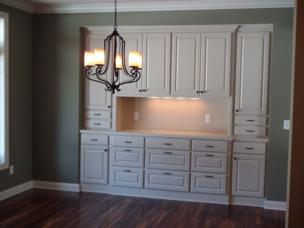built ins of new home in Taylor Creek