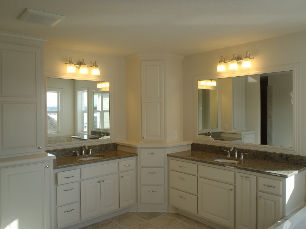 master bath of new home in Terra Vista of Plymouth Minnesota