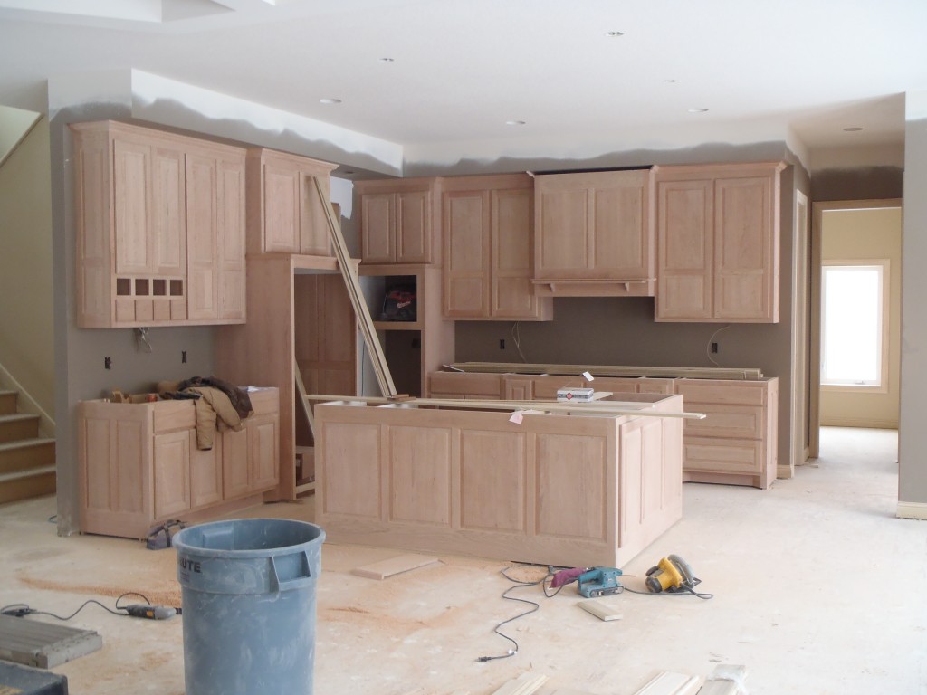 cabinets of new home in Ham Lake