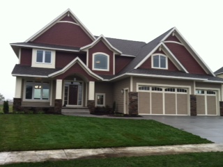 Custom home design in Cedarcrest of Maple Grove