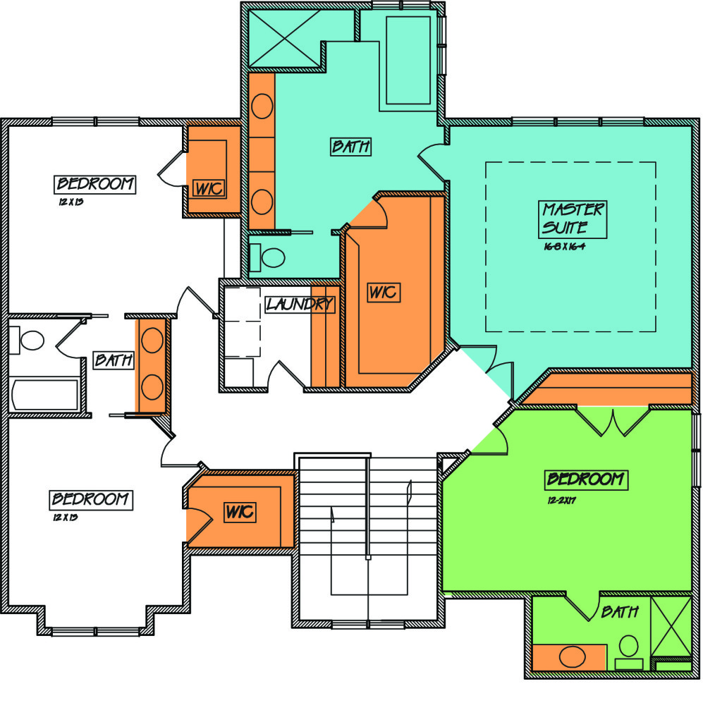 New model home in Bridgewater of Medina MN