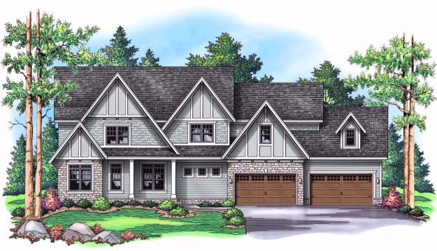 NIH Homes' Artisan Dream Home #347 elevation image