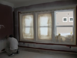 painting of interior in home of Plymouth, new home in Plymouth gets painted, interior painting shot of home in Plymouth