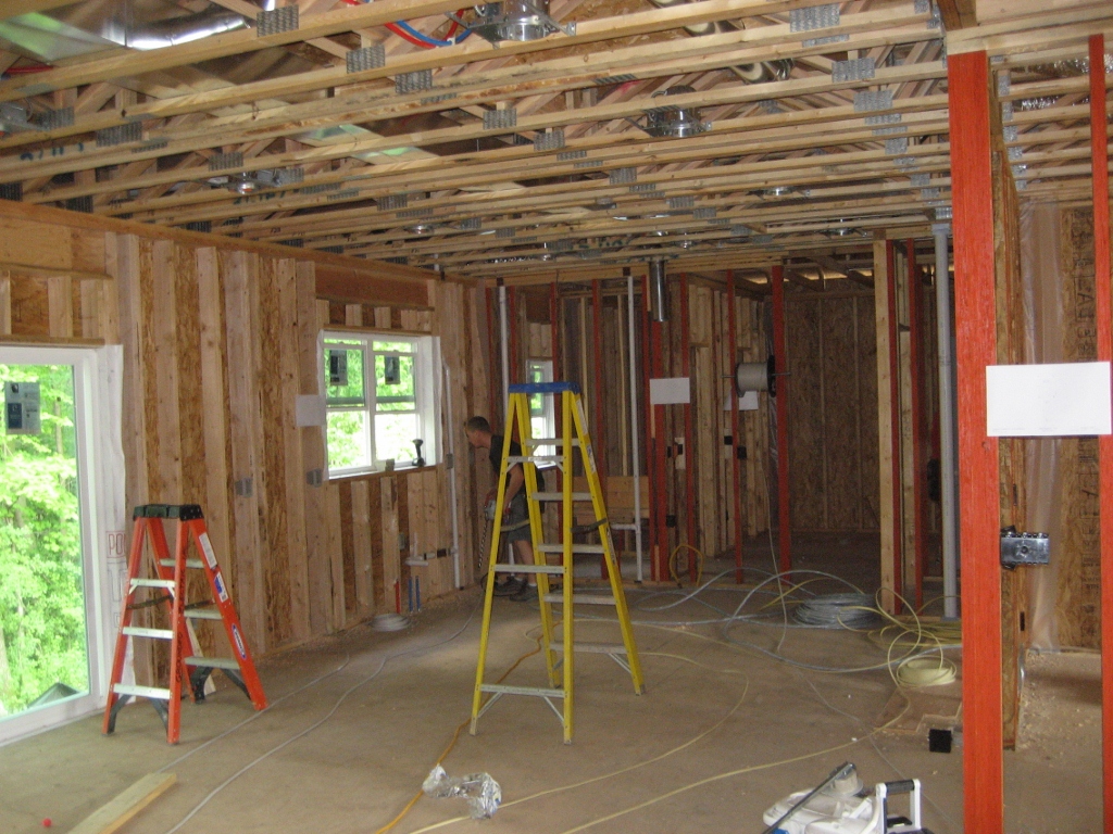 new home in Maple Grove, electrical rough in in new home of Maple Grove, new home construction in western metro of Twin Cities, who builds new homes in the Twin Cities, Luxury home builders in the Twin cities