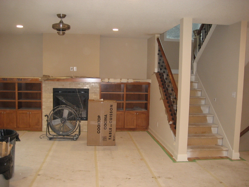 basement of new home in Plymouth, NIH Homes basement in Plymouth, Seven Greens home in Plymouth, NIH Home in Seven Green