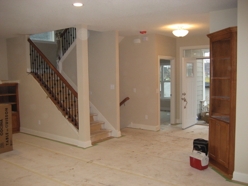 basement of new home in Plymouth, NIH Homes basement in Plymouth, Seven Greens home in Plymouth, NIH Home in Seven Green