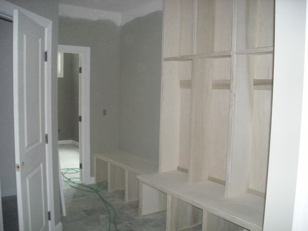 rear foyer of new home in Plymouth Minnesota