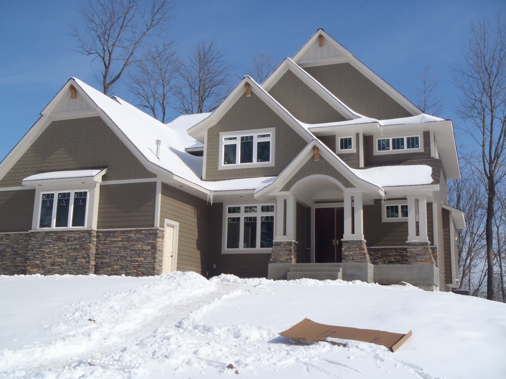 Exterior and Finish Work on New Home in Taylor Creek of Exterior and Finish Work on New Home in Taylor Creek of