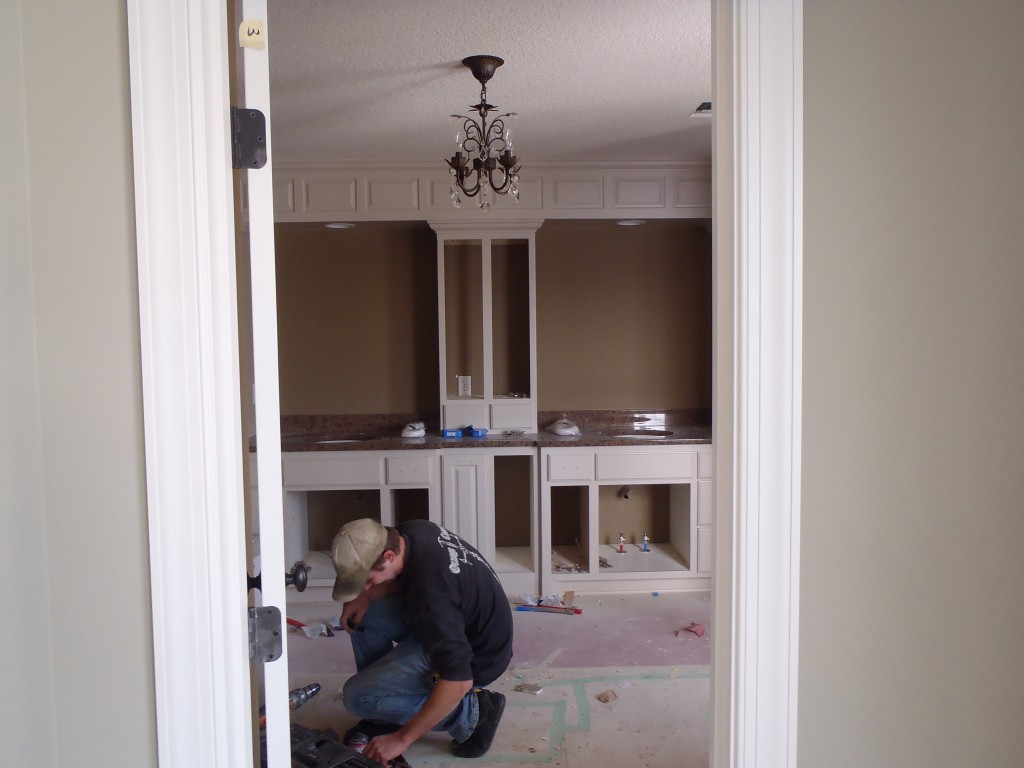 light fixtures of new home in Plymouth