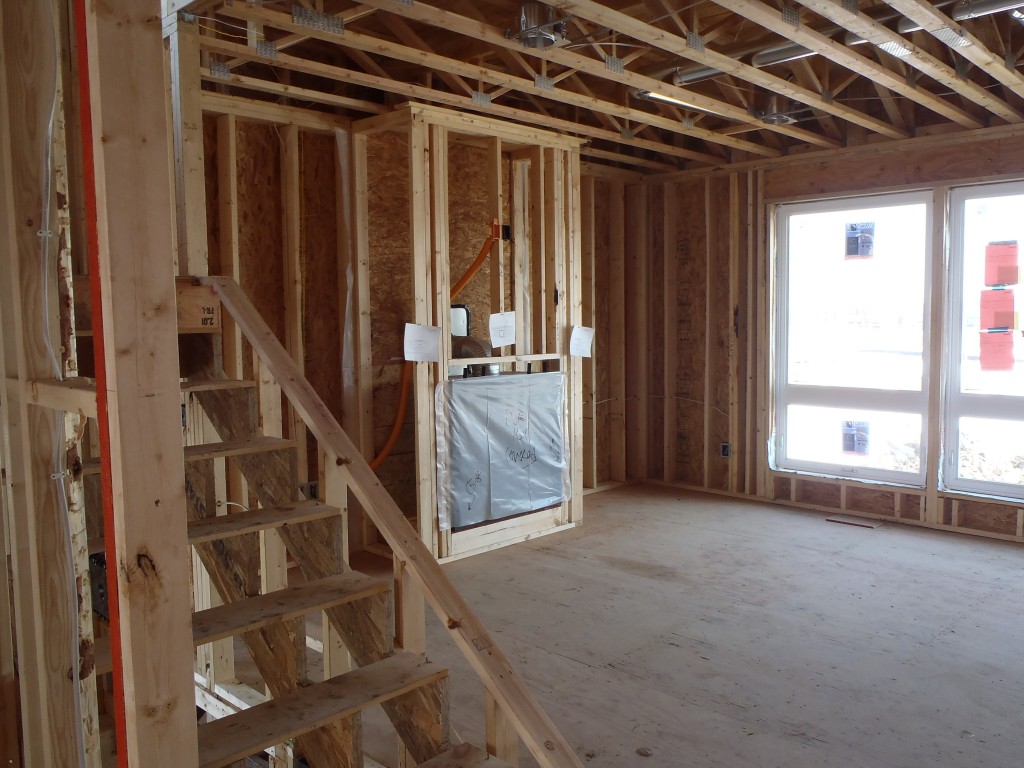 New Home in Cedarcrest of Maple Grove, fireplace of new home in Maple Grove
