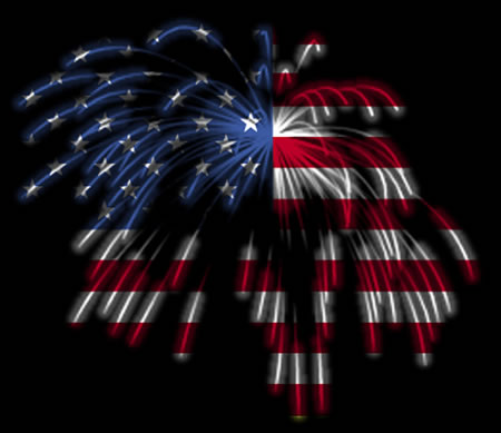 Fireworks-Flag