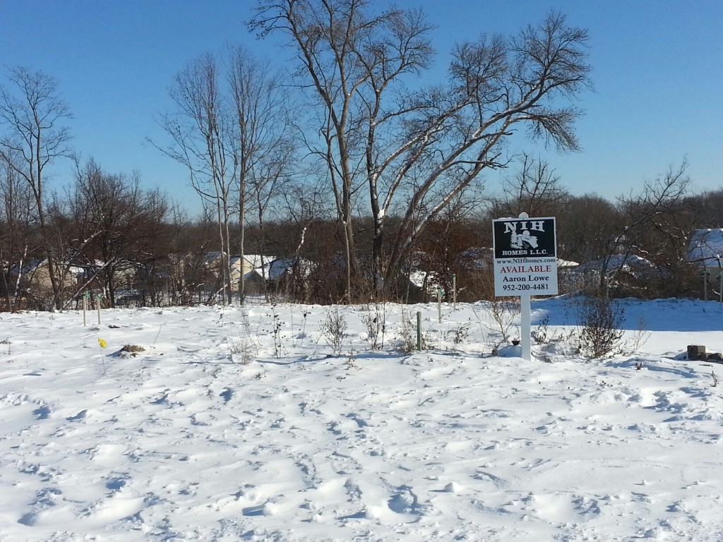 new home start in Cedarcrest of Maple Grove MN